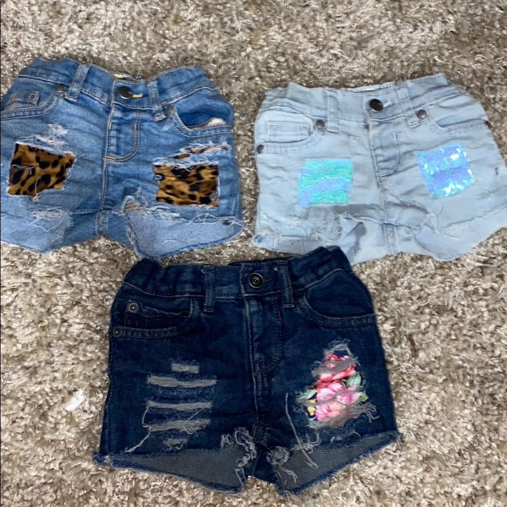 Small shop distressed shorts lot
